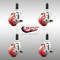 Service Caster 3 Inch 316SS Red Poly Swivel 1 Inch Expanding Stem Caster Set Brake SCC SCC-SS316EX20S314-PPUB-RED-TLB-1-4 - alternate 4